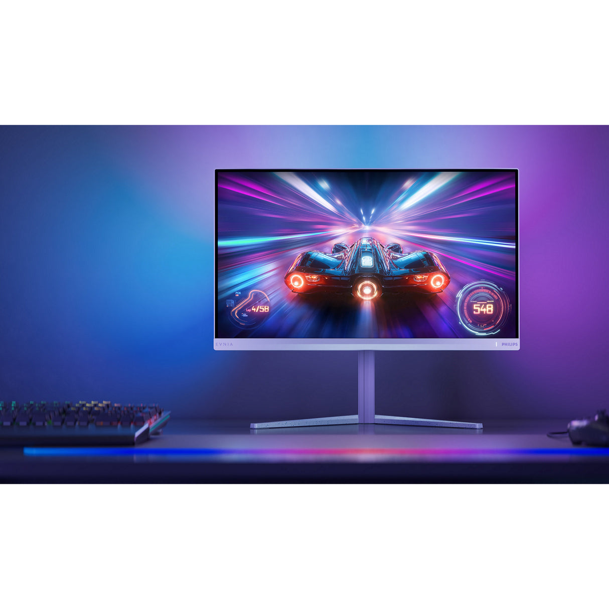 Philips Evnia 27m2n5901a 27 4k UHD Gaming-Monitor (weiß, 2x HDMI, Display-Port, 2x USB-A, USB-B, USB-C, 160 Hz 320 Hz)