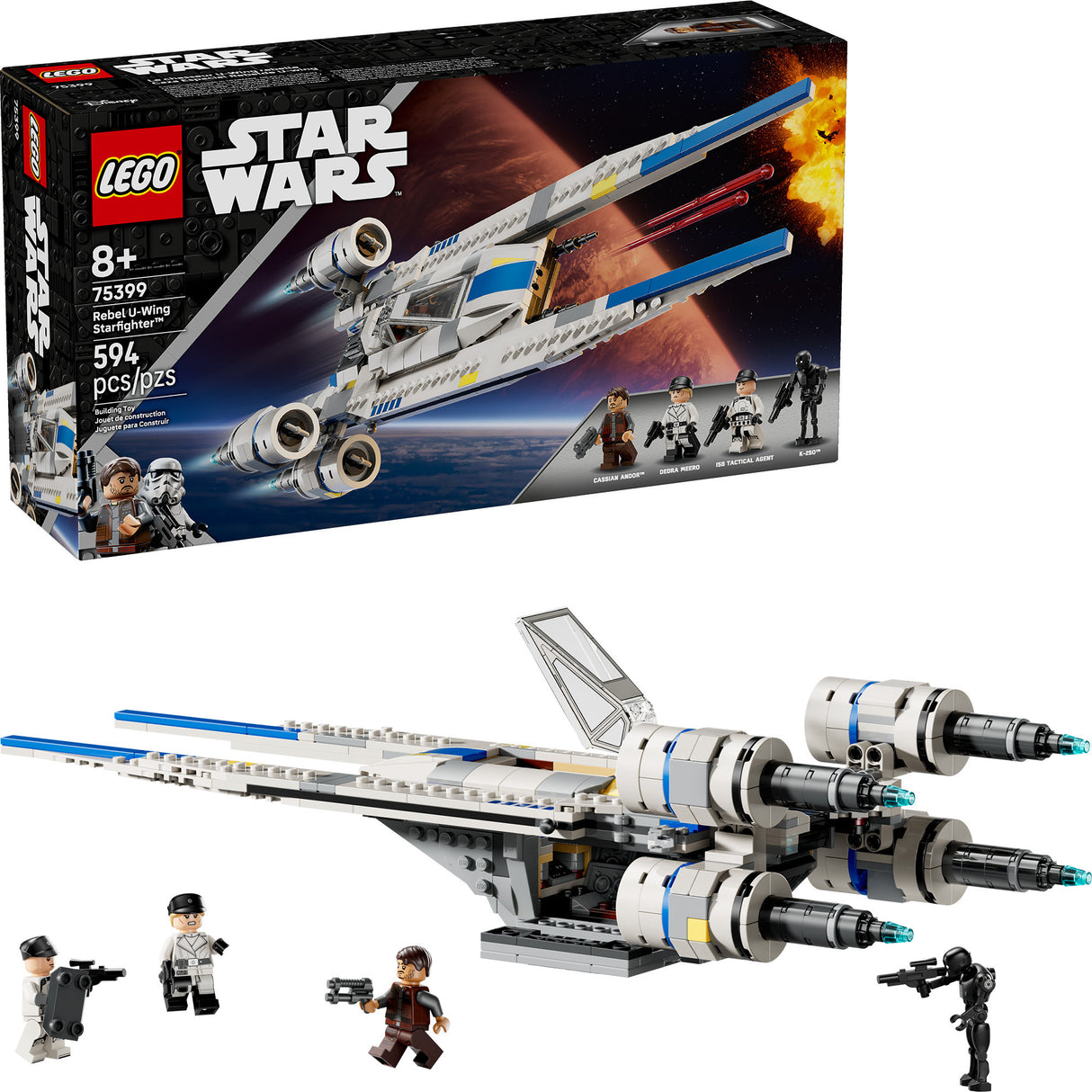 Lego® Star Wars: Andor™ Rebel U-Wing Starfighter™ – 75399