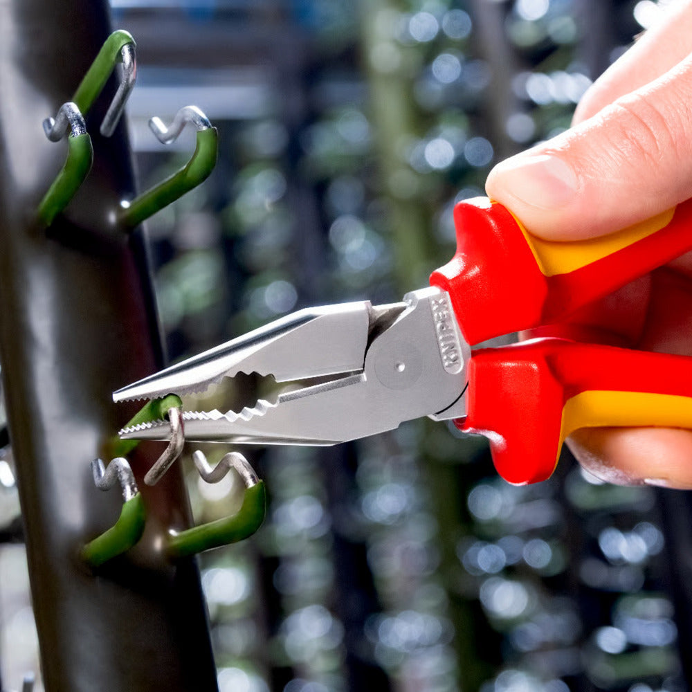 Knipex Spitzkombizange Kombizange (rot gelb)