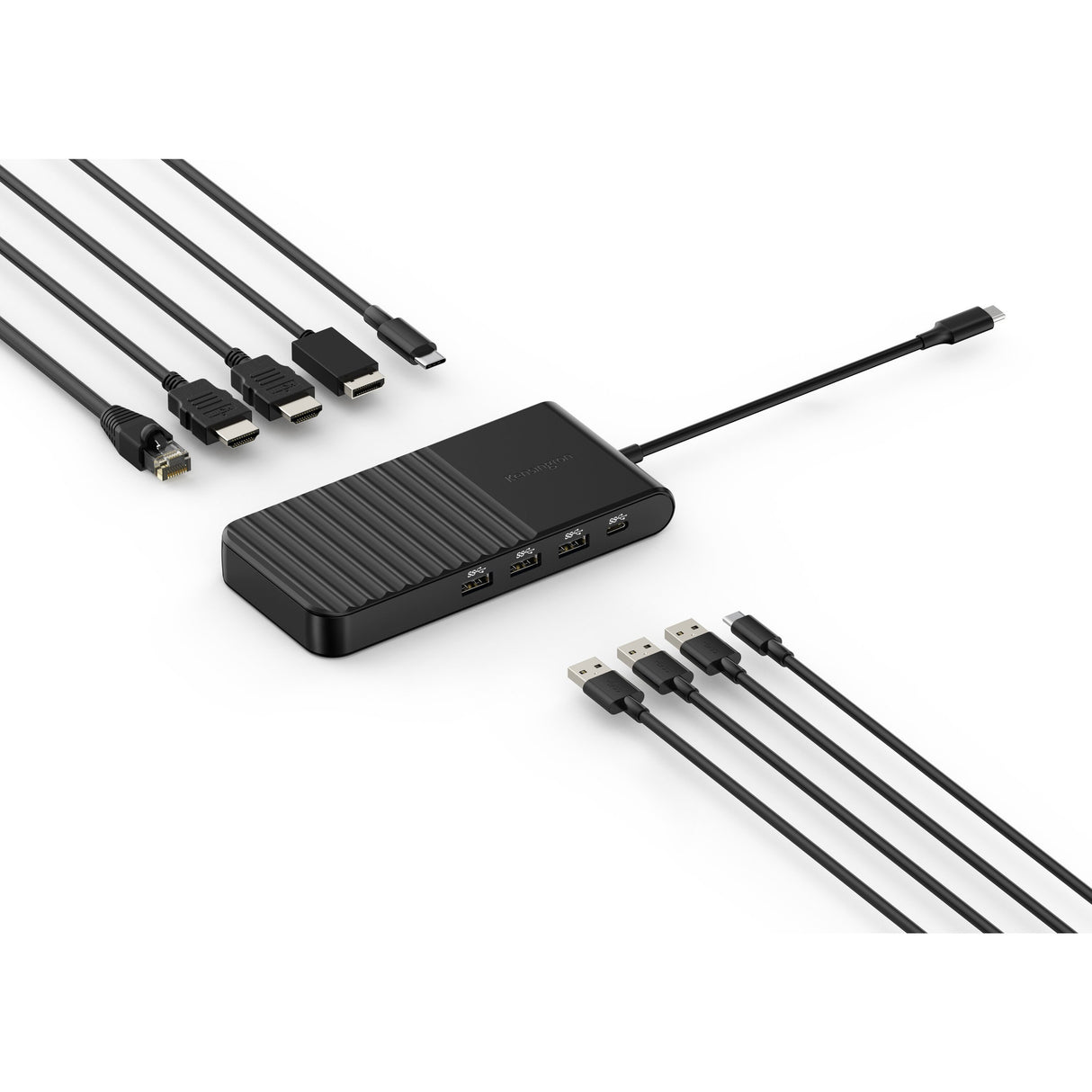 Kensington UH1500P EQ USB-C 5 Gbit/s Triple Video Driverless Mobile Dock Dockingstation (Schwarz)