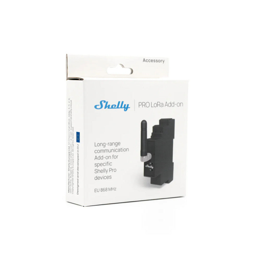Shelly Pro Lora Add-on-Erweiterungsmodul (schwarz)