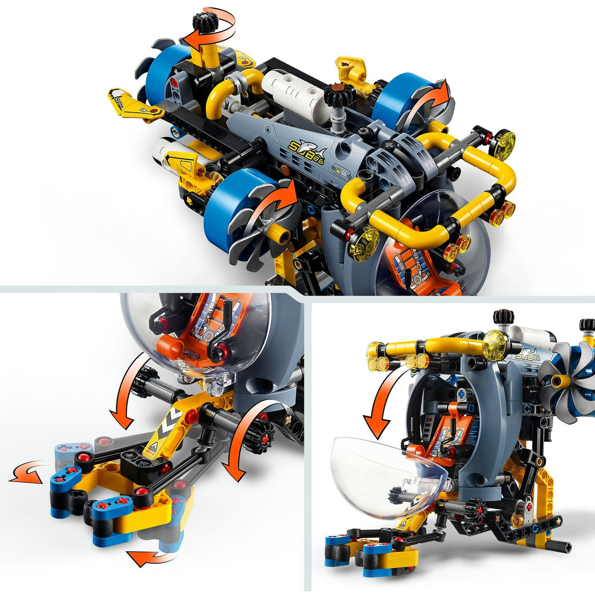 Lego Technic 42201 U-Boot für die Tiefseeforschung