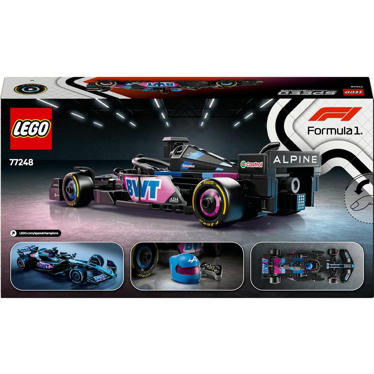 Lego Speed Champions 77248 BWT Alpine F1 Team A524 Rennwagen