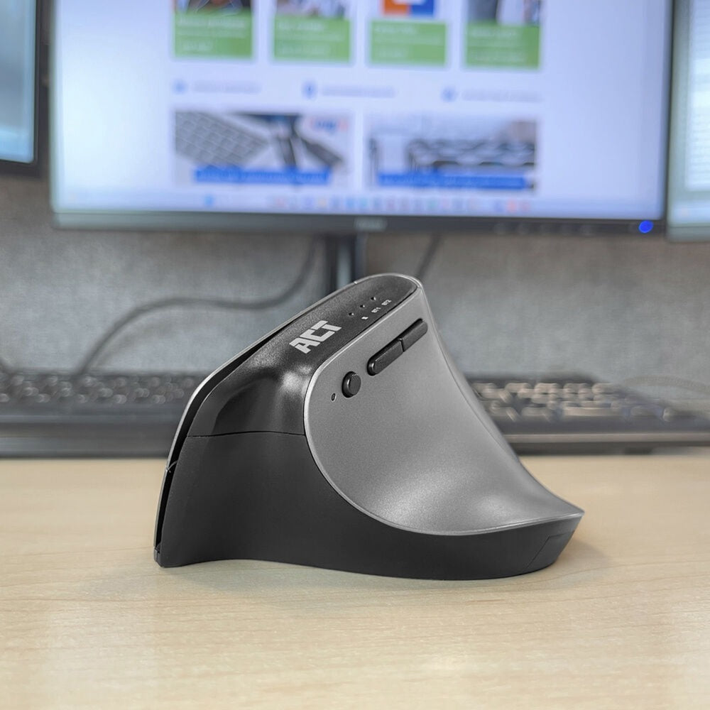 ACT Connectivity Wireless Ergonomic Maus mit Bluetooth und USB-C