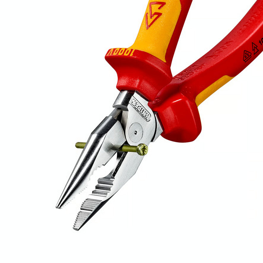 Knipex Spitzkombizange Kombizange (rot gelb)