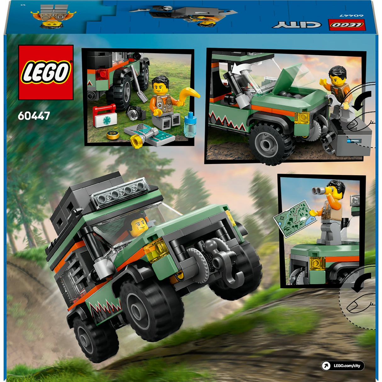 Lego City 60447 4x4 Geländewagen für die Berge