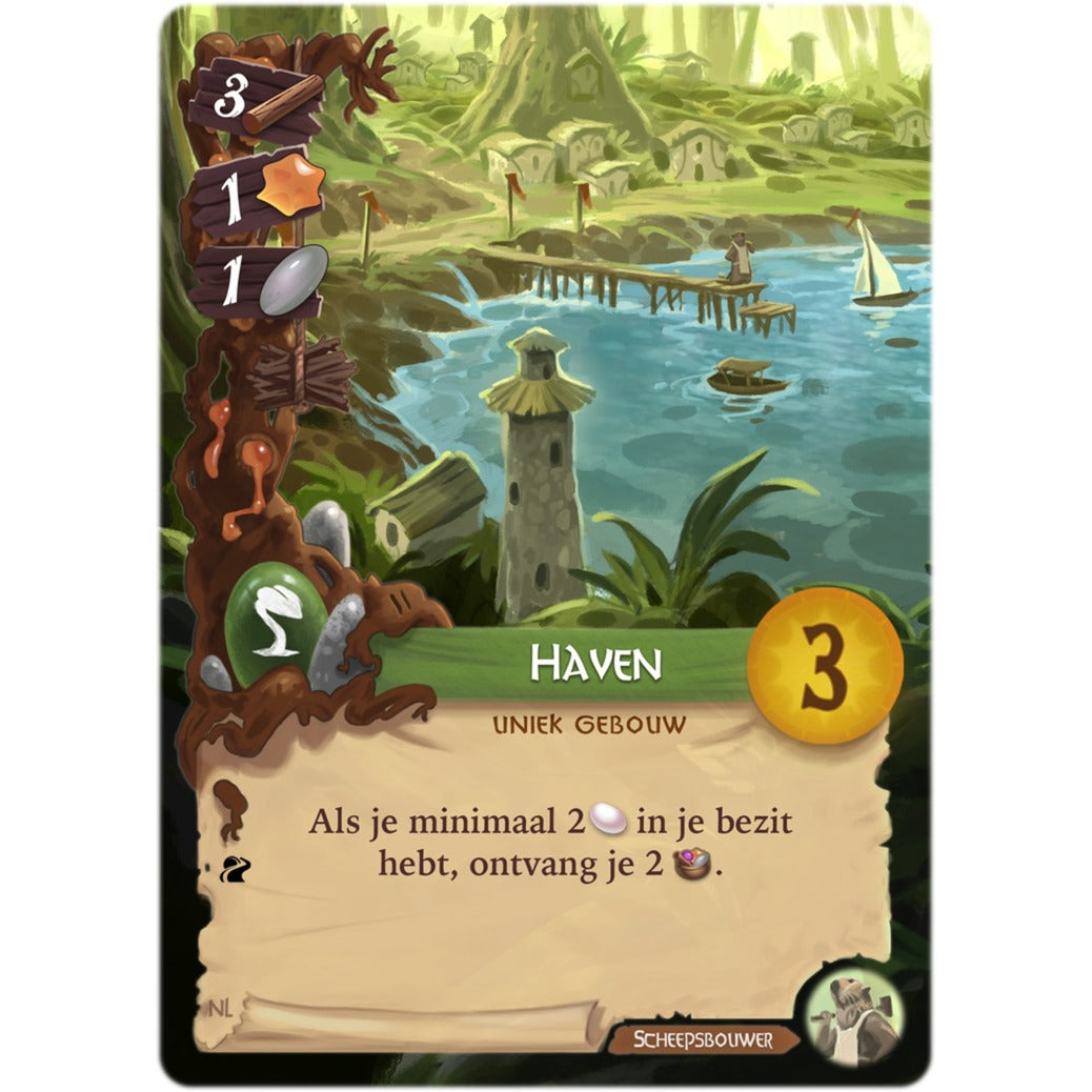 White Goblin Games Everdell: Pearlbrook Brettspiel (Niederländisch, Erweiterung, 1 - 4 Spieler, 60 Minuten, ab 10 Jahren)