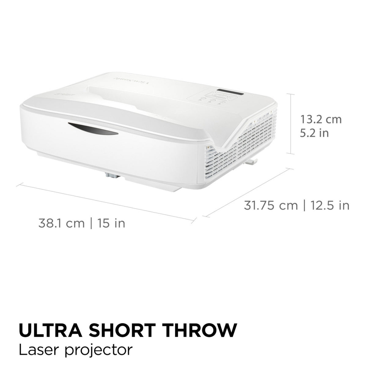 Viewsonic ls832wu Wuxga Ultra-Kurzdistanz-Laserprojektor (weiß, 5000 Ansi-Lumen)