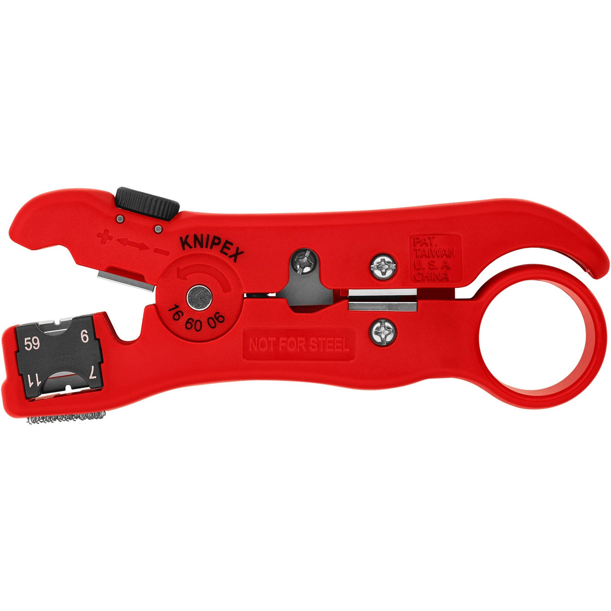 Knipex Knipex Striptang für Koaxen -Datenkabel 166006SB