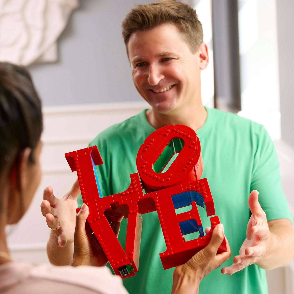 Lego Art Love Wohnaccessoire Dekoration Bausatz für Erwachsene, Valentinstagsgeschenk – 31214