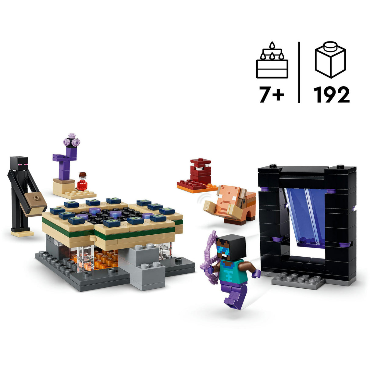 Lego Minecraft 21584 Reise in den Nether und das Endportal