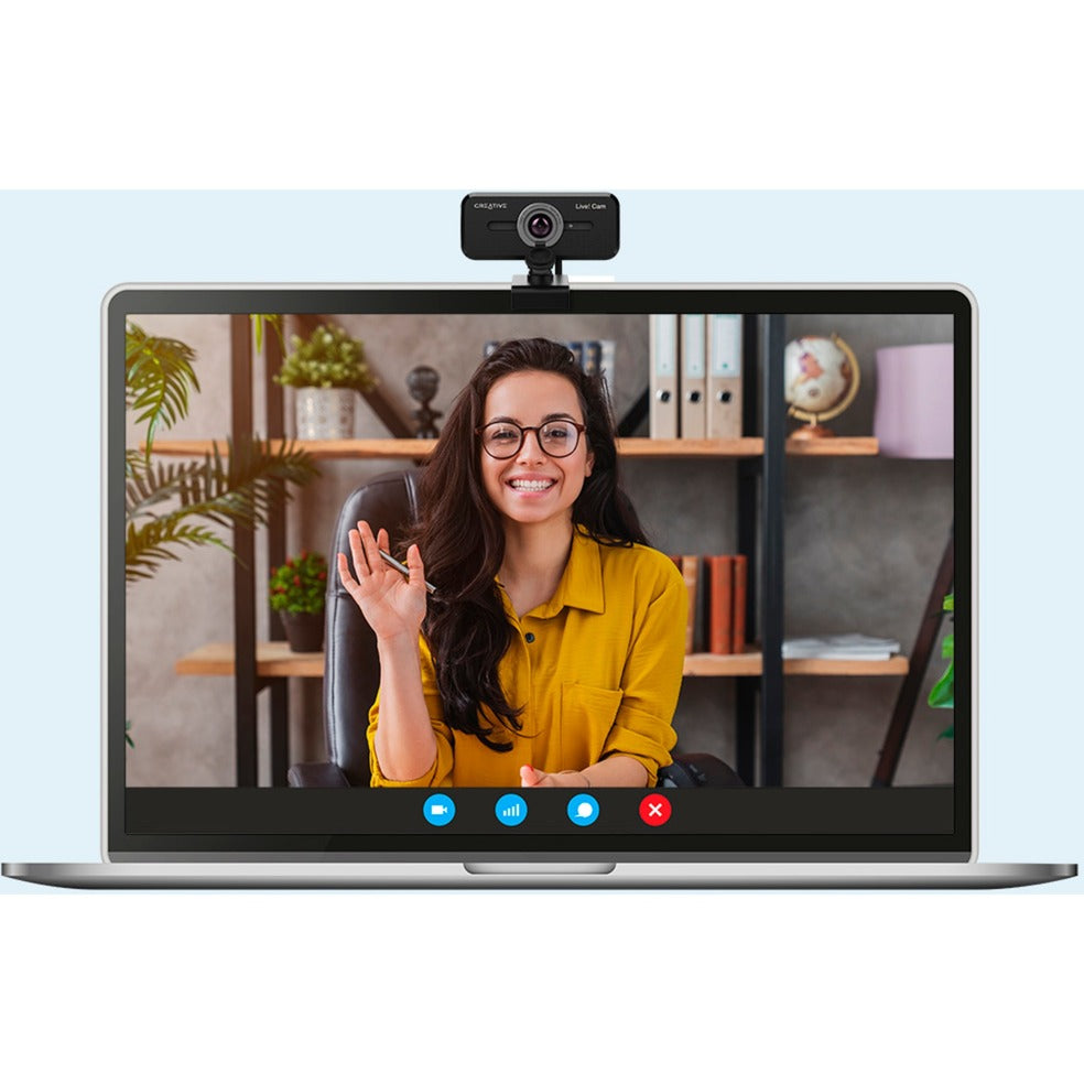 Kreativ leben! Cam Sync 1080p v2 Webcam (schwarz)