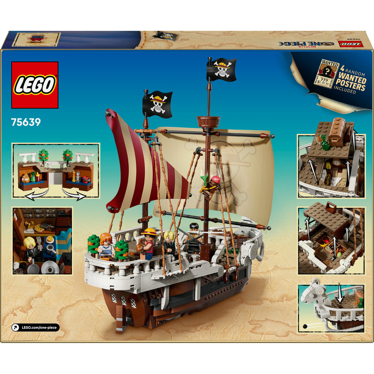 Lego® One Piece Das Piratenschiff wird fröhlich Bauset – 75639