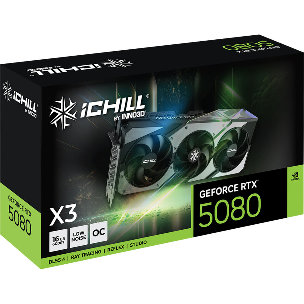 Inno3d Geforce RTX 5080 Ichill X3 Grafikkarte (DLSS 4, 3x Display Port, 1x HDMI 2.1)