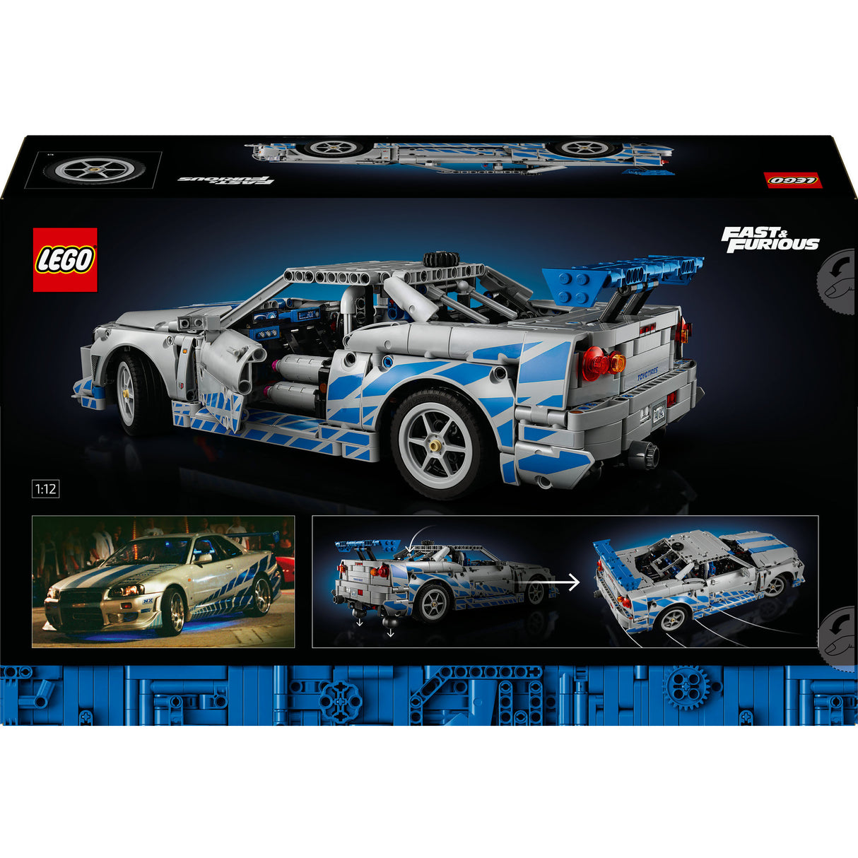 Lego® Technic 2 Fast 2 Furious Nissan Skyline GT-R (R34) Auto – 42210