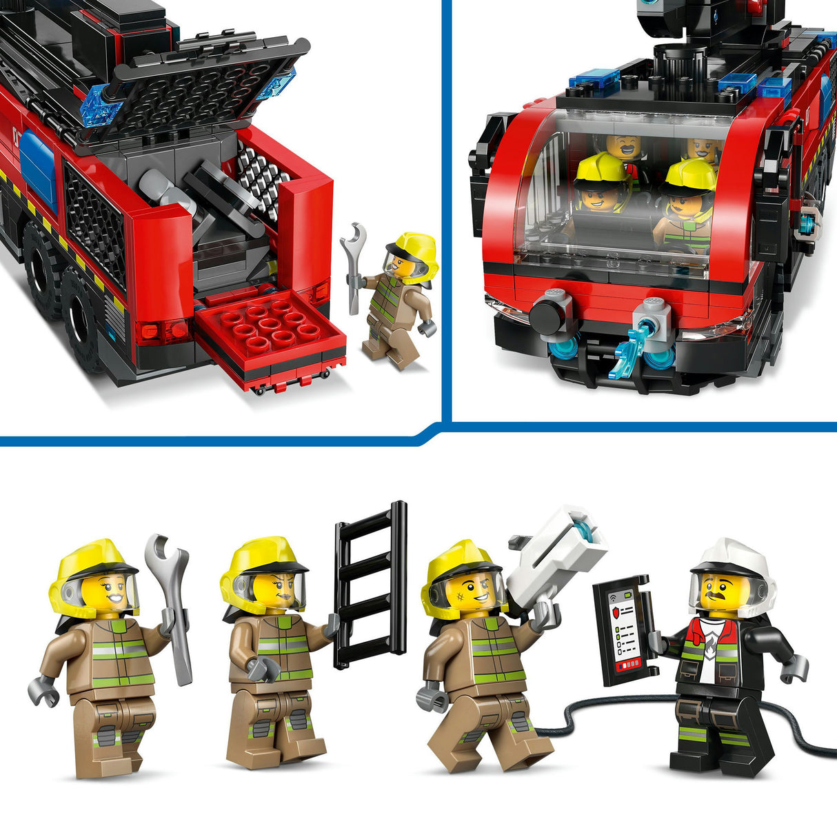 Lego City – Flughafen-Feuerwehrauto-Konstruktionsspielzeug (60499)