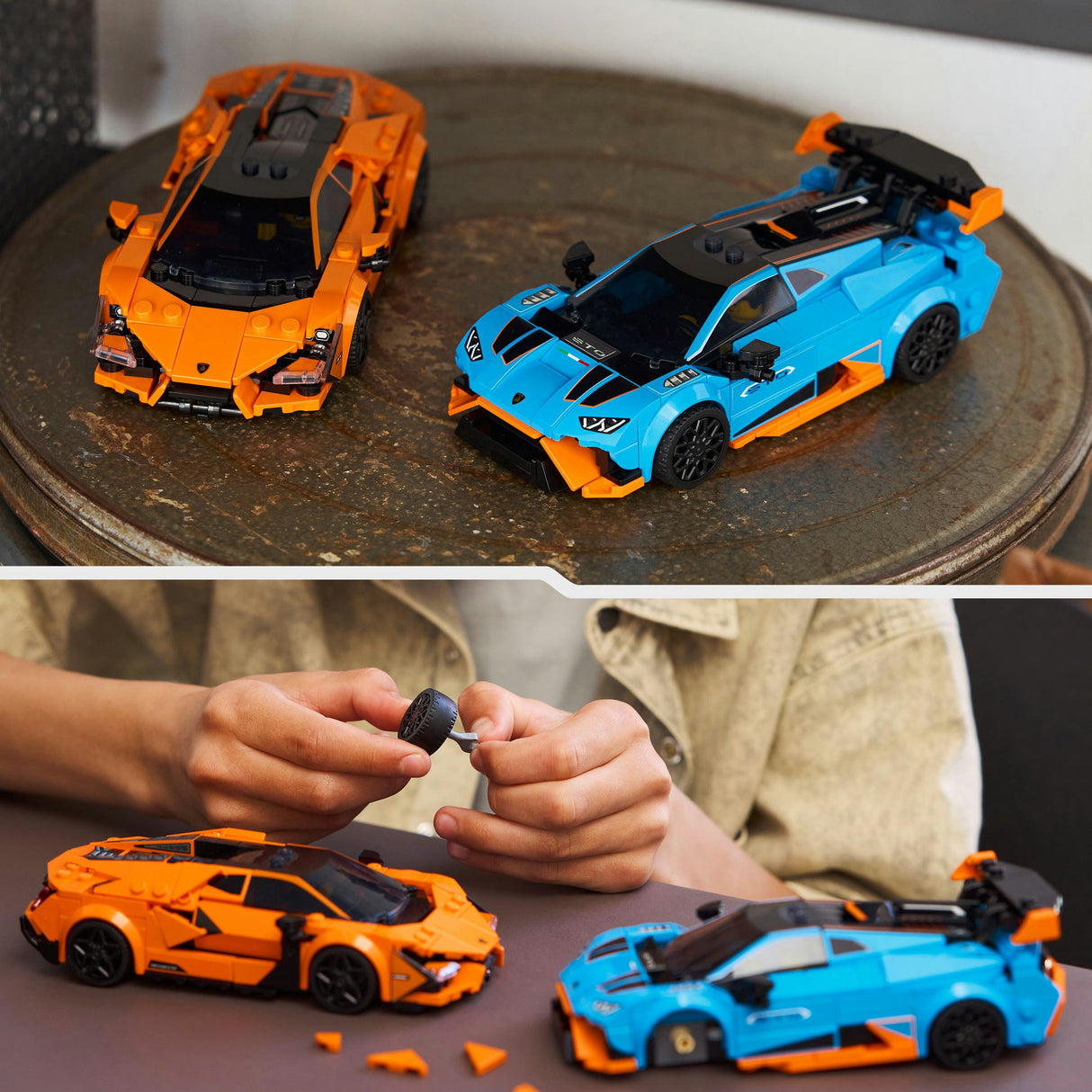Lego Speed Champions 77238 Lamborghini Revuelto und Huracan Sto