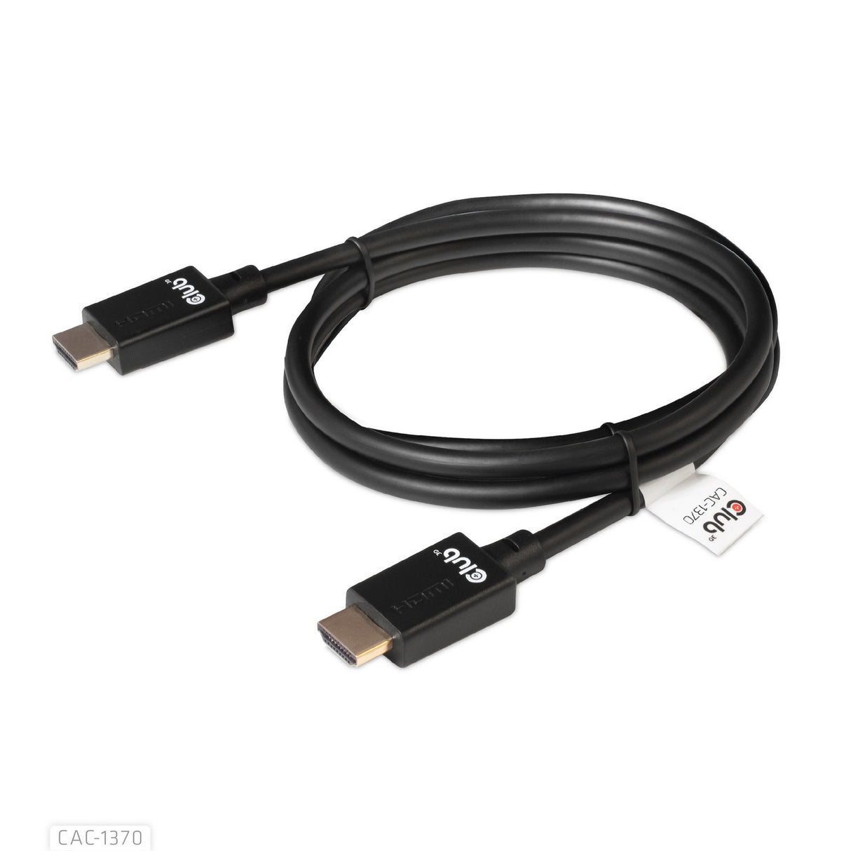Club 3D Ultra-High-Speed-HDMI-2.1-zertifiziertes Kabel männlich-männlich (schwarz, 1,5 Meter, 4K 120 Hz, 8K 60 Hz, 48 Gbit/s)