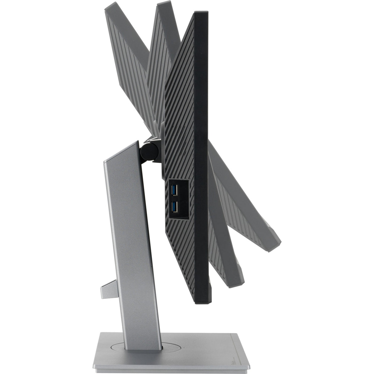 Asus proart display pa248cnv 24 monitor (zwart zilver, 75 hz, hdmi, displayport, usb, lan, audio)