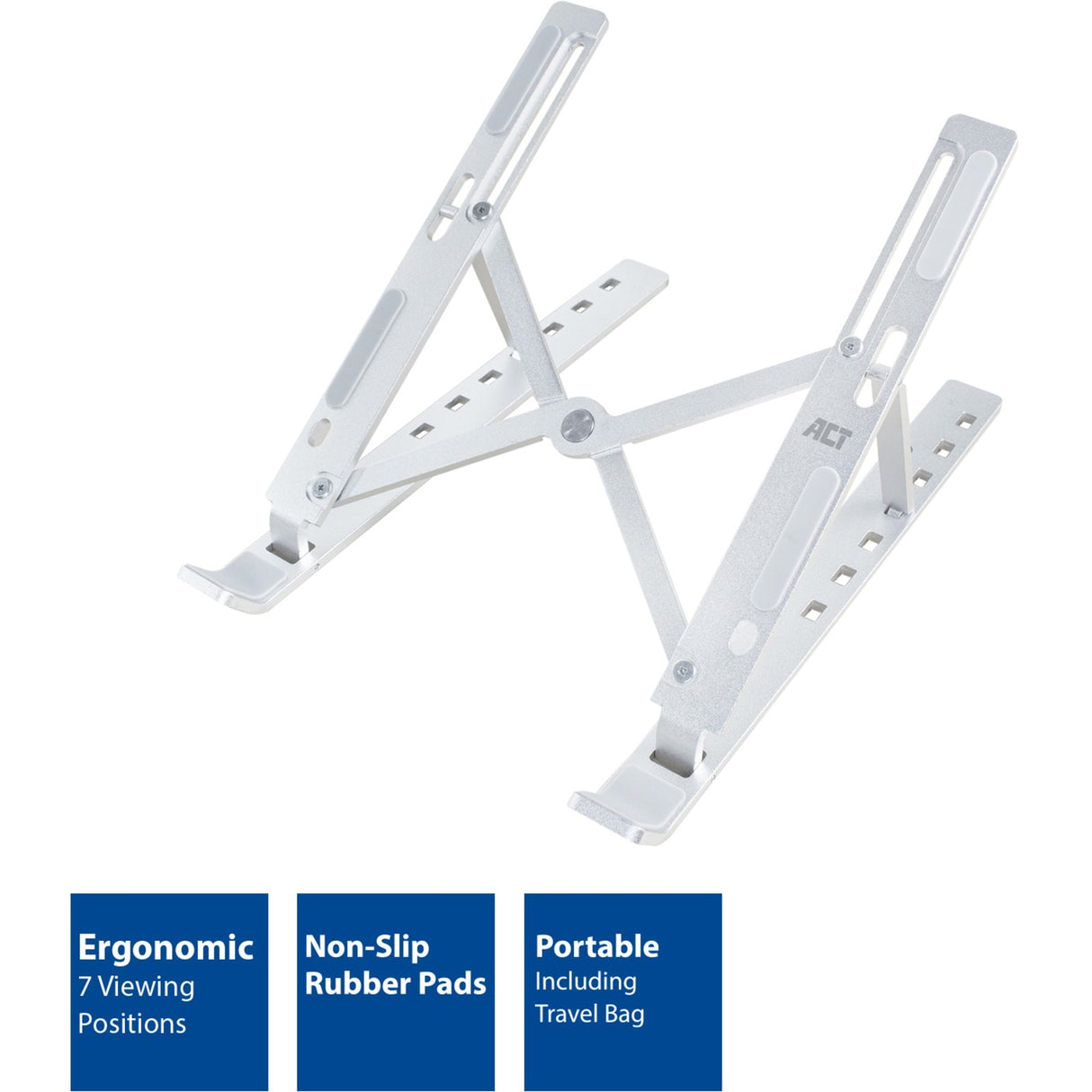 Act Connectivity Laptop Standard Aluminium, faltbar