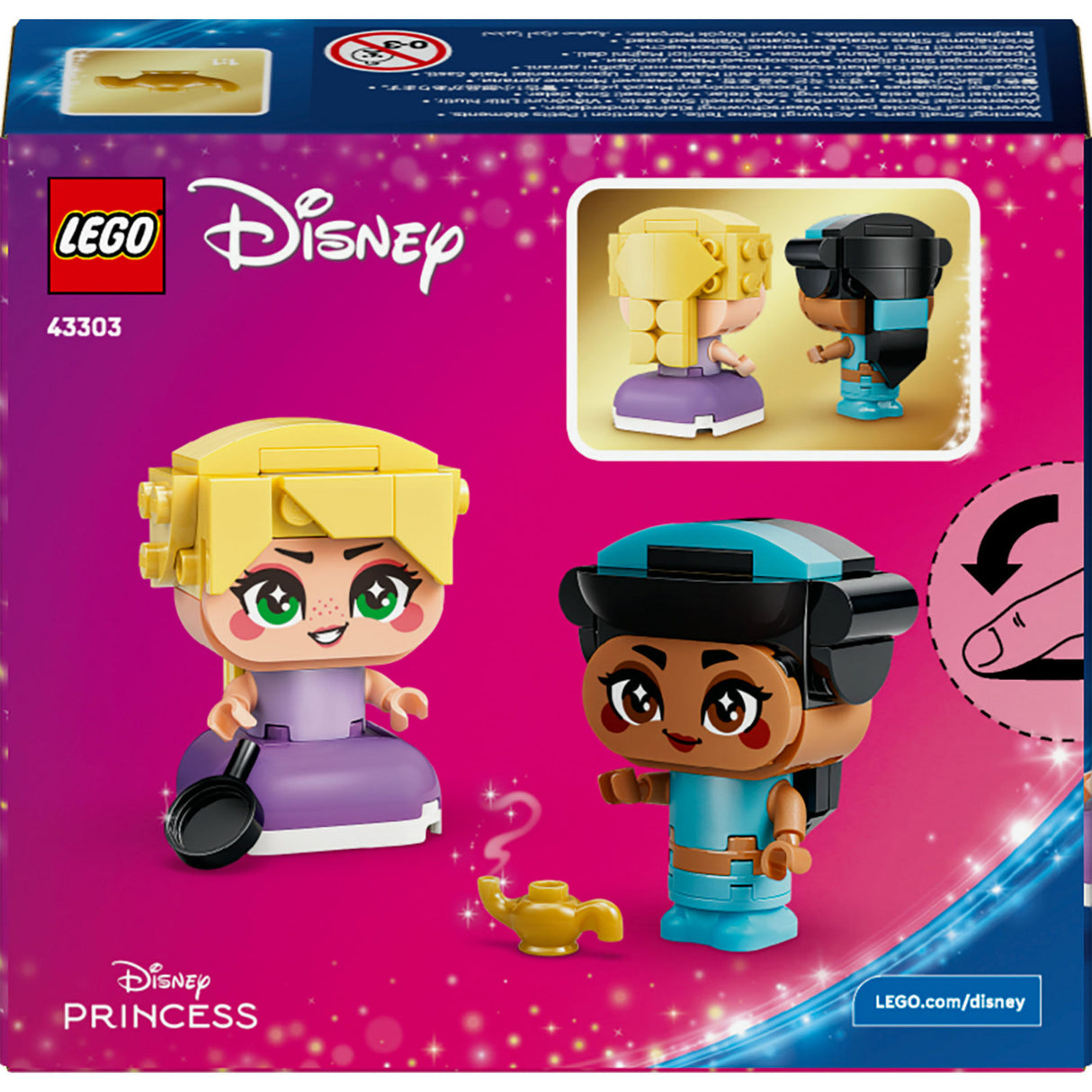 Lego Disney Prinzessin 43303 Mini Jasmin und Rapunzel