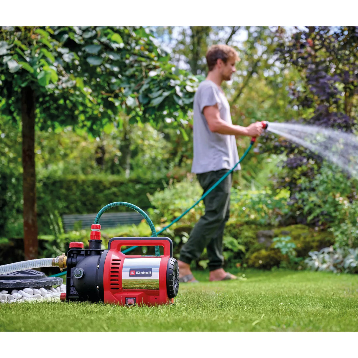 Einhell Gartenpumpe gc-gp 1170 eco plus (rot schwarz)