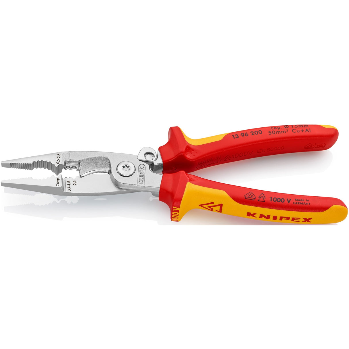Knipex Elektroinstallationszange VDE 1396200