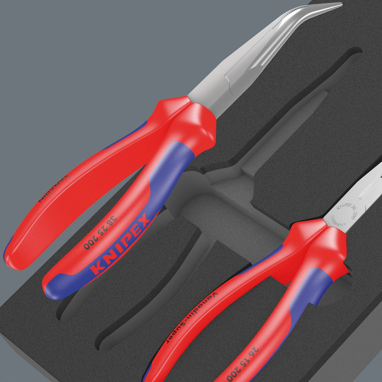 Wera 9781 Moosgummieinlage mit Knipex Zangenset 2, 3-teilig - 05150181001