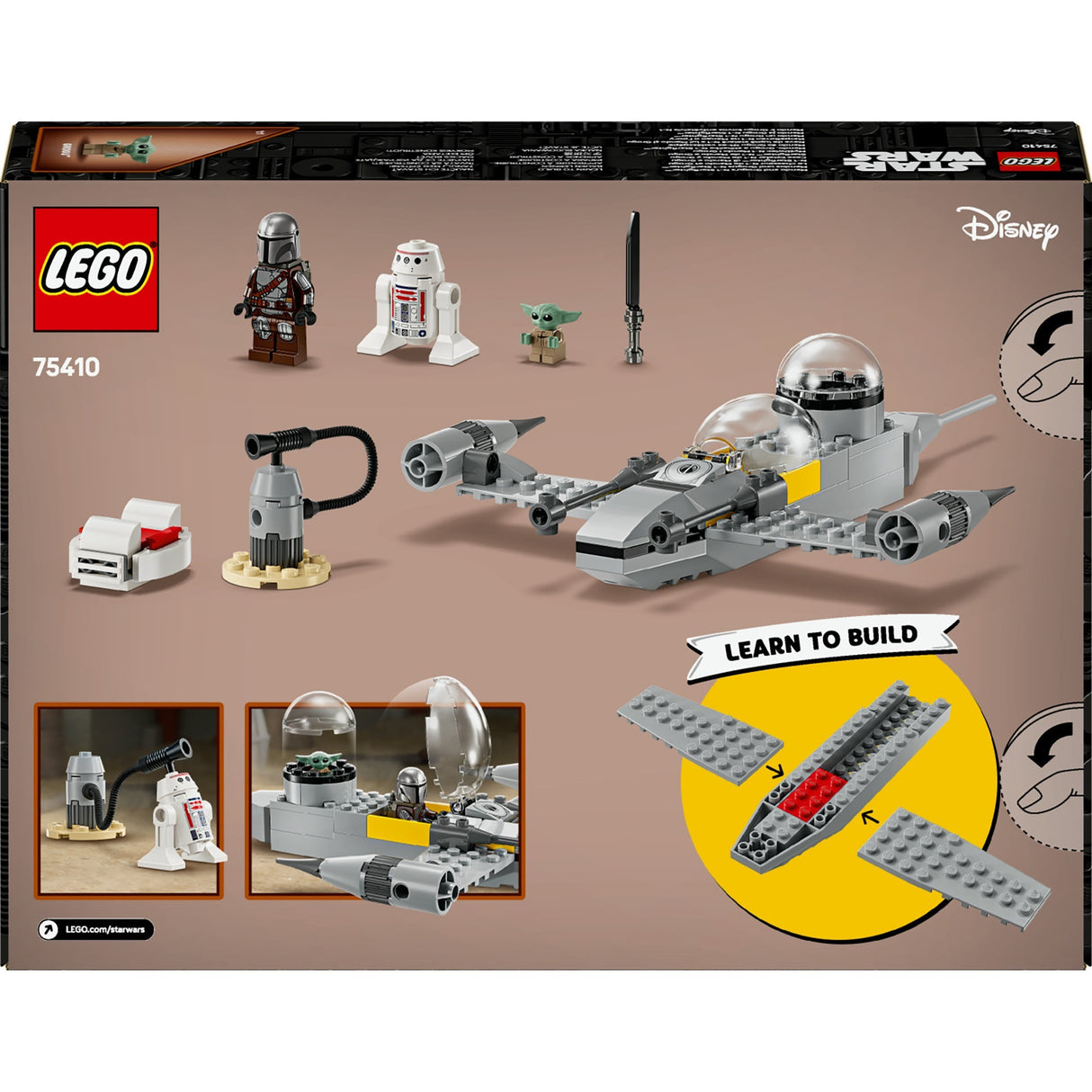Lego Star Wars 75410 Mando und Grogus N-1 Starfighter