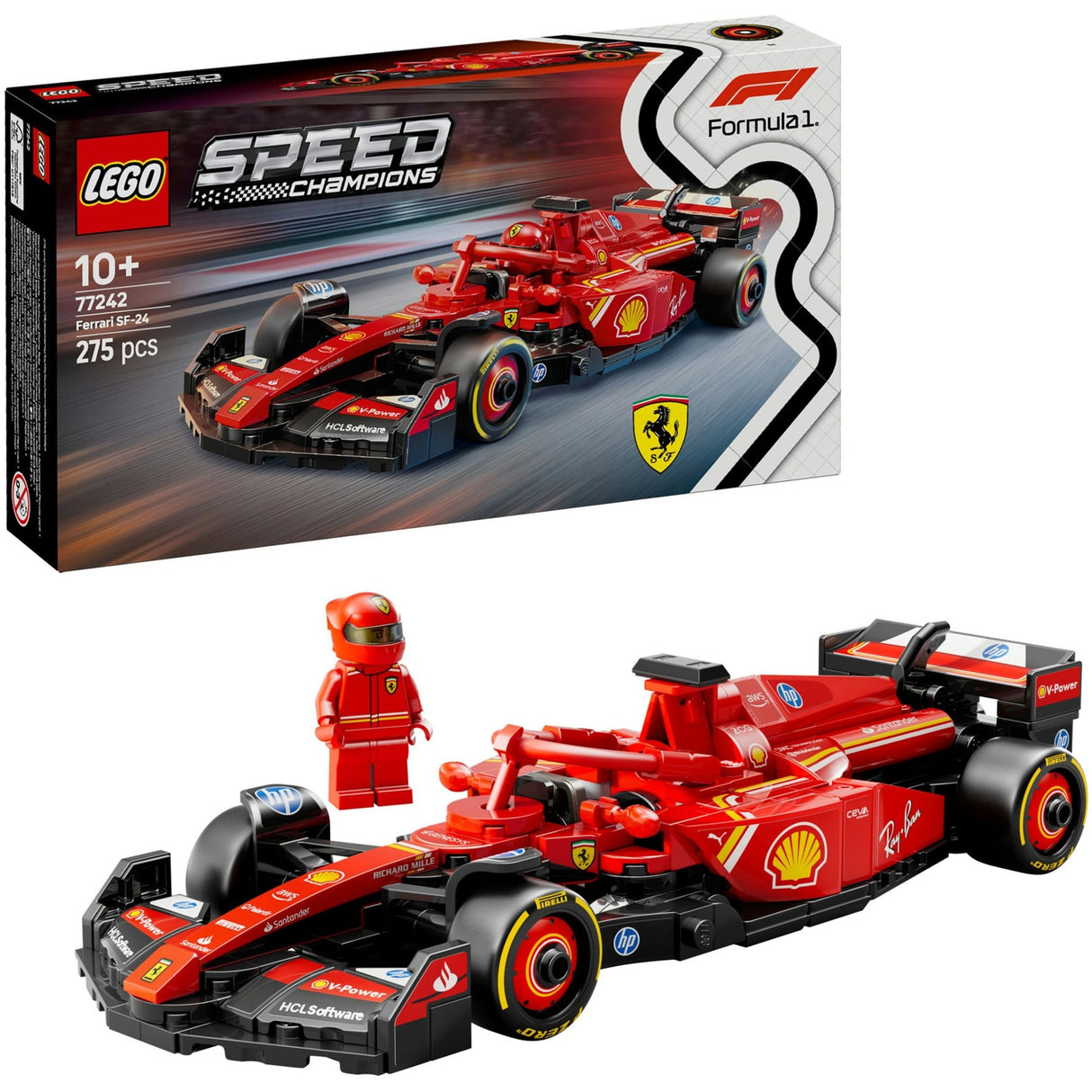 Lego Speed Champions 77242 Ferrari SF-24 F1-Rennwagen