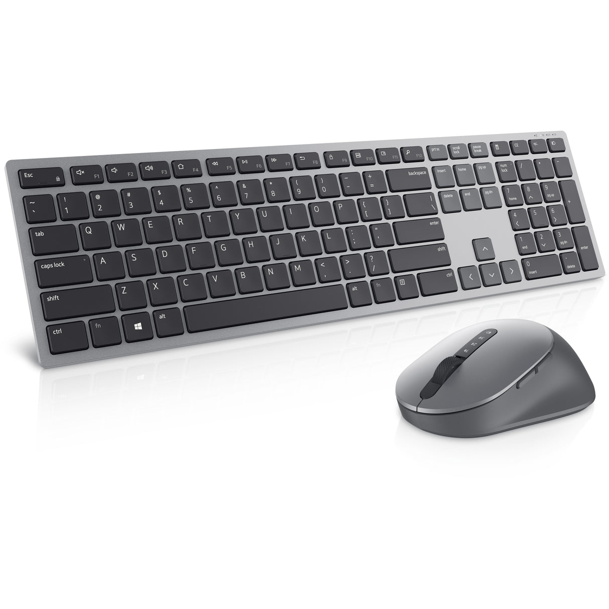 Dell Multi-Device-drahtlose Tastatur und drehen Sie sich