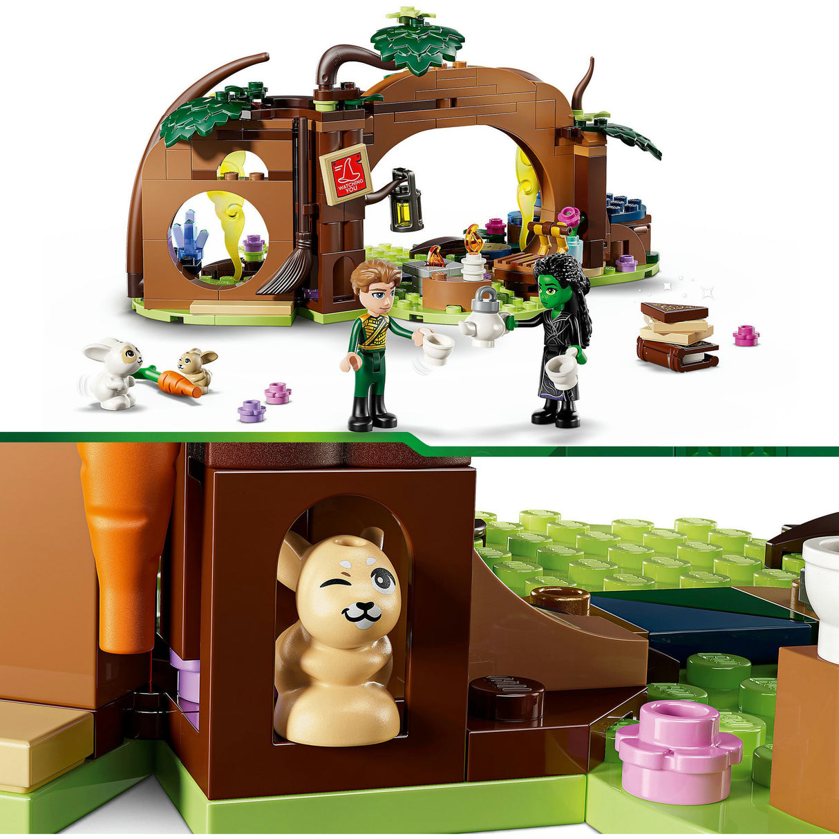 Lego 75687 Das Versteck des bösen Elphaba | 2 Stk