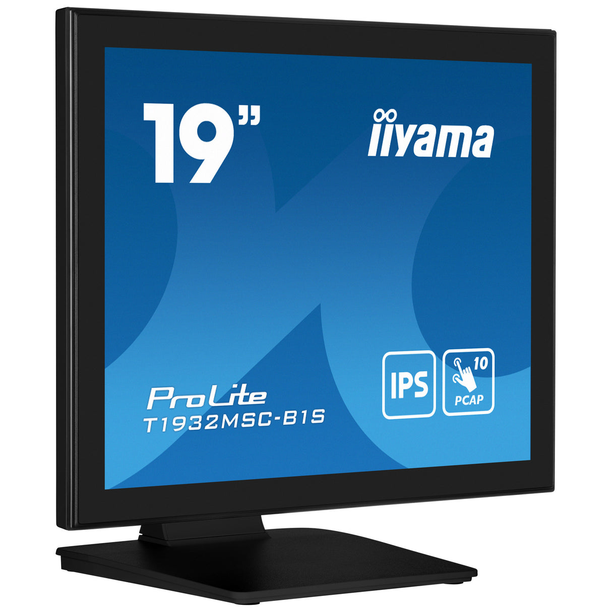 Iiyama Prolite T1932MSC-B2S 19 Touchscreen-Monitor (schwarz, VGA, HDMI, Display-Port, Audio, Touchscreen)