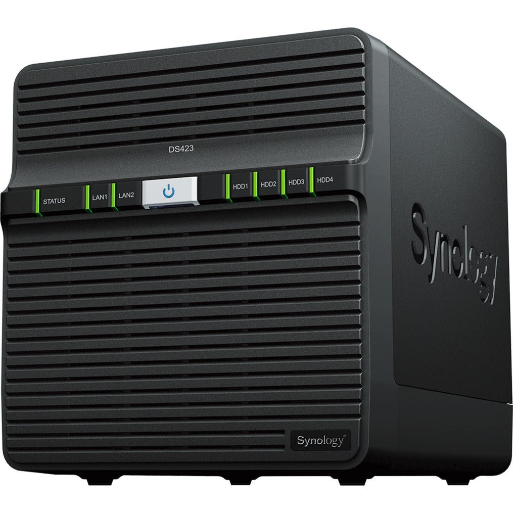 Synology Diskstation DS423 NAS (schwarz, 2x RJ-45, 2x USB-A 3.2 (5 Gbit/s))