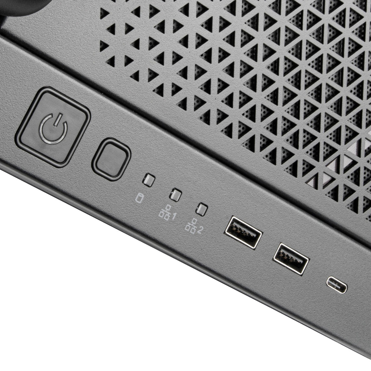 Silverstone RM51 Rackgehäuse (schwarz | 5h | 2x USB-A | 1x USB-C)