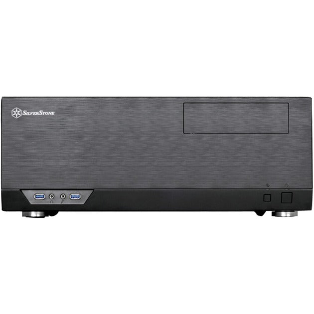 Silverstone sst-gd09b htpc-gehäuse (schwarz | 2x usb-a)
