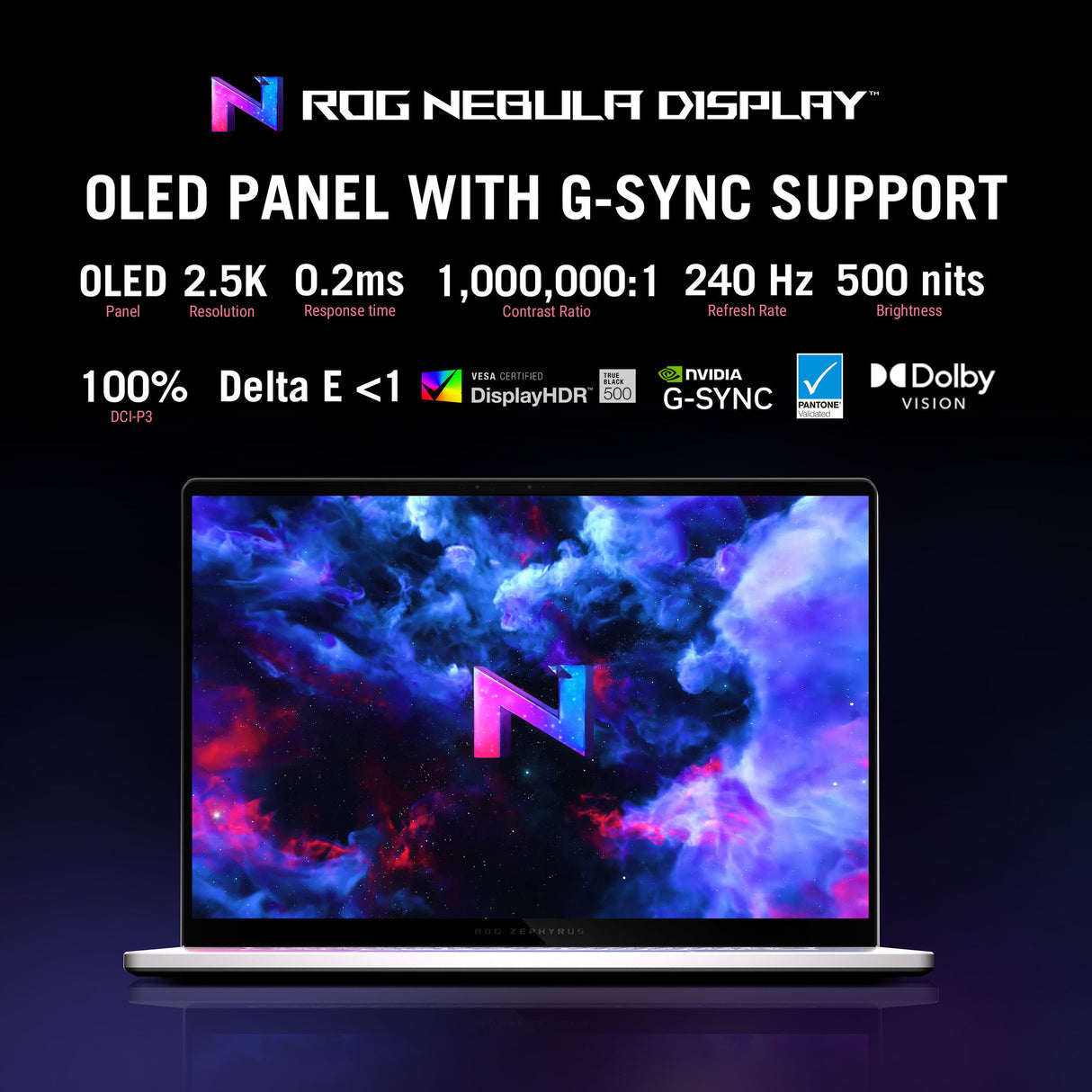 Asus rog zephyrus g16 ga605km-qr009w 16 copilot+ gaming laptop (wit | ryzen ai 7 350 | rtx 5060 | 32 gb | 1 tb ssd | 240 hz)