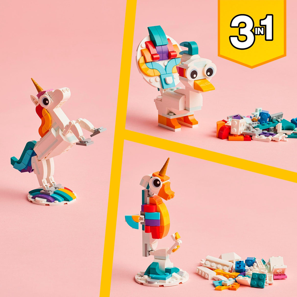 Lego Creator 31140 3in1 magisches Einhorn