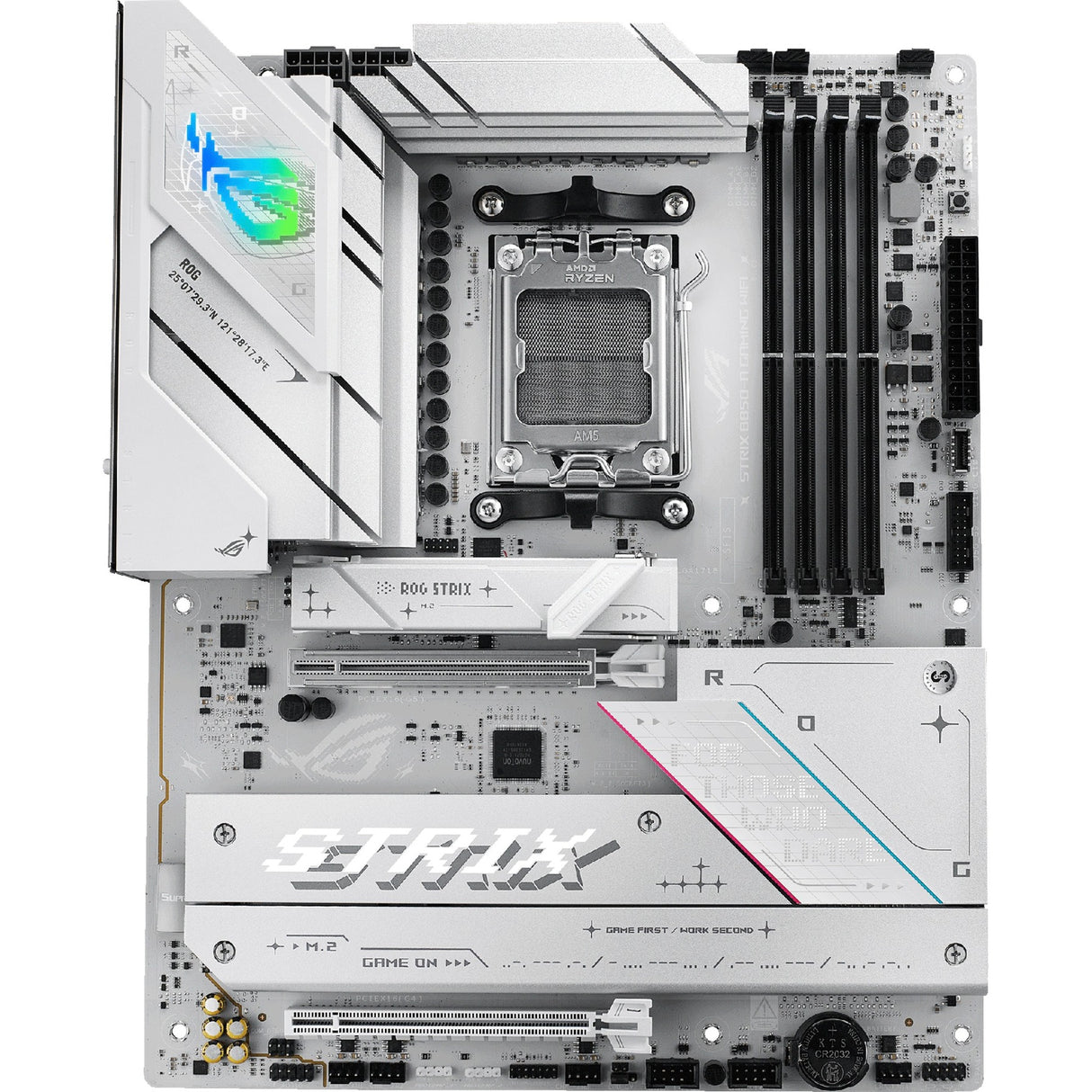 Asus ROG Strix B850-A Gaming Wi-Fi Sockel AM5 Motherboard (weiß, 2,5 GB-LAN, Wi-Fi 7, BT, Sound, ATX)