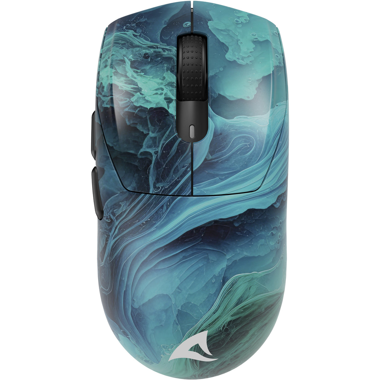 Sharkoon SGM25W Gaming-Maus (Türkisblau, 12.000 dpi, RGB-LEDs)