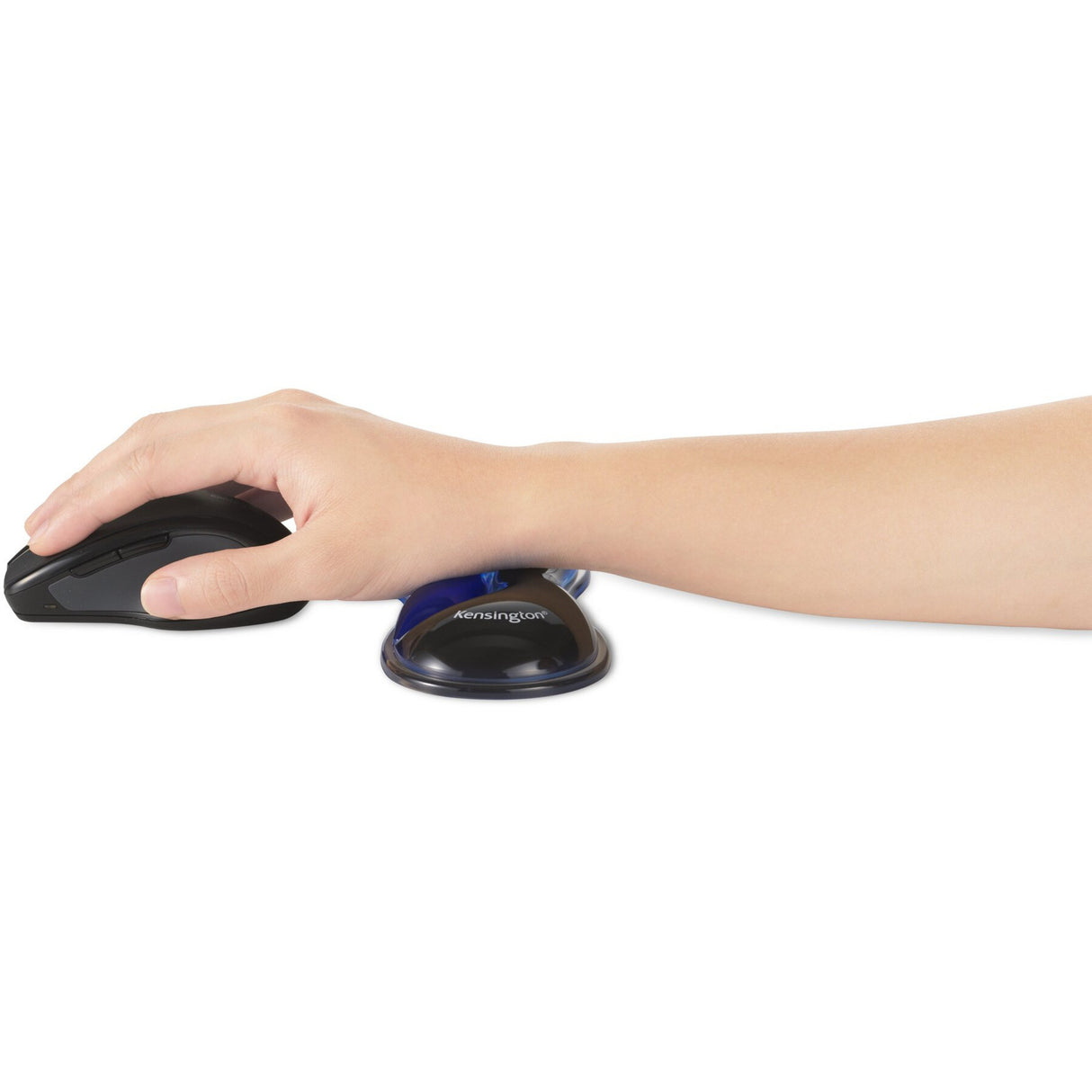 Kensington Slim Duo Gel-Maus-Trackball-Handgelenkauflage (blau schwarz)