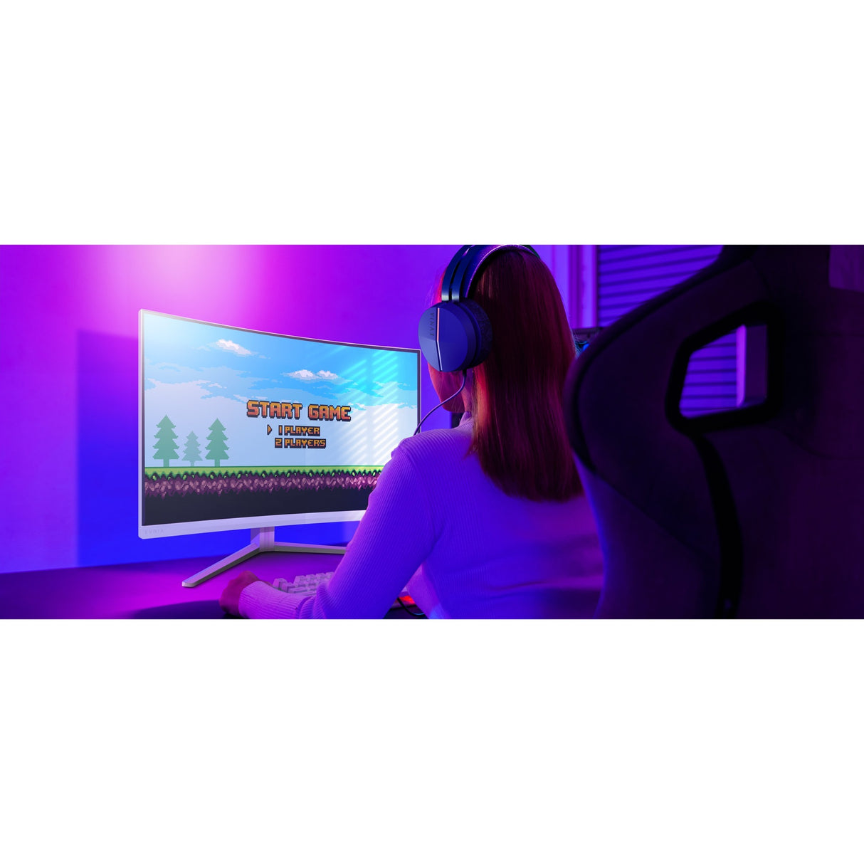 Philips Evnia 32m2c5501 00 31,5 gebogener Gaming-Monitor (weiß, 2x HDMI, Display-Port, 180 Hz)