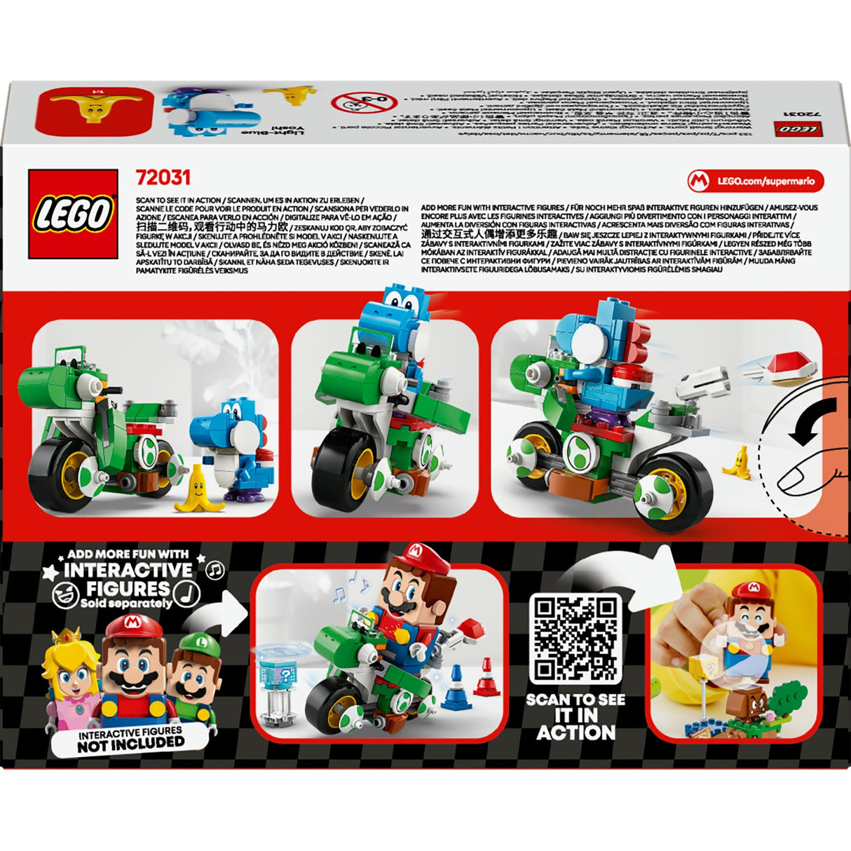 Lego Super Mario – Mario Kart – Yoshi-Crosser Konstruktionsspielzeug (72031)
