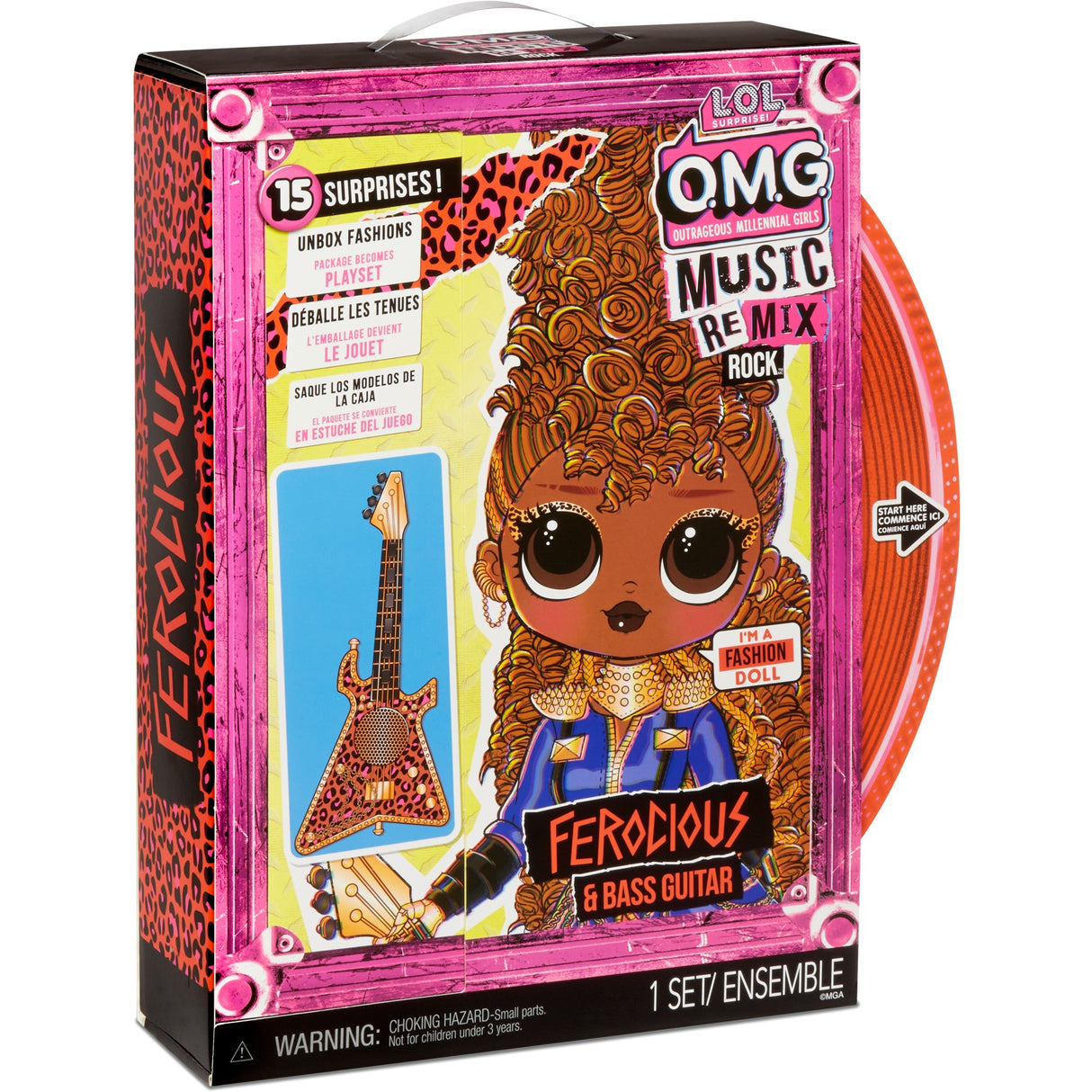 Mga Unterhaltung lol. Überraschung! OMG-Remix-Rock – wilder Bassgitarren-Pop