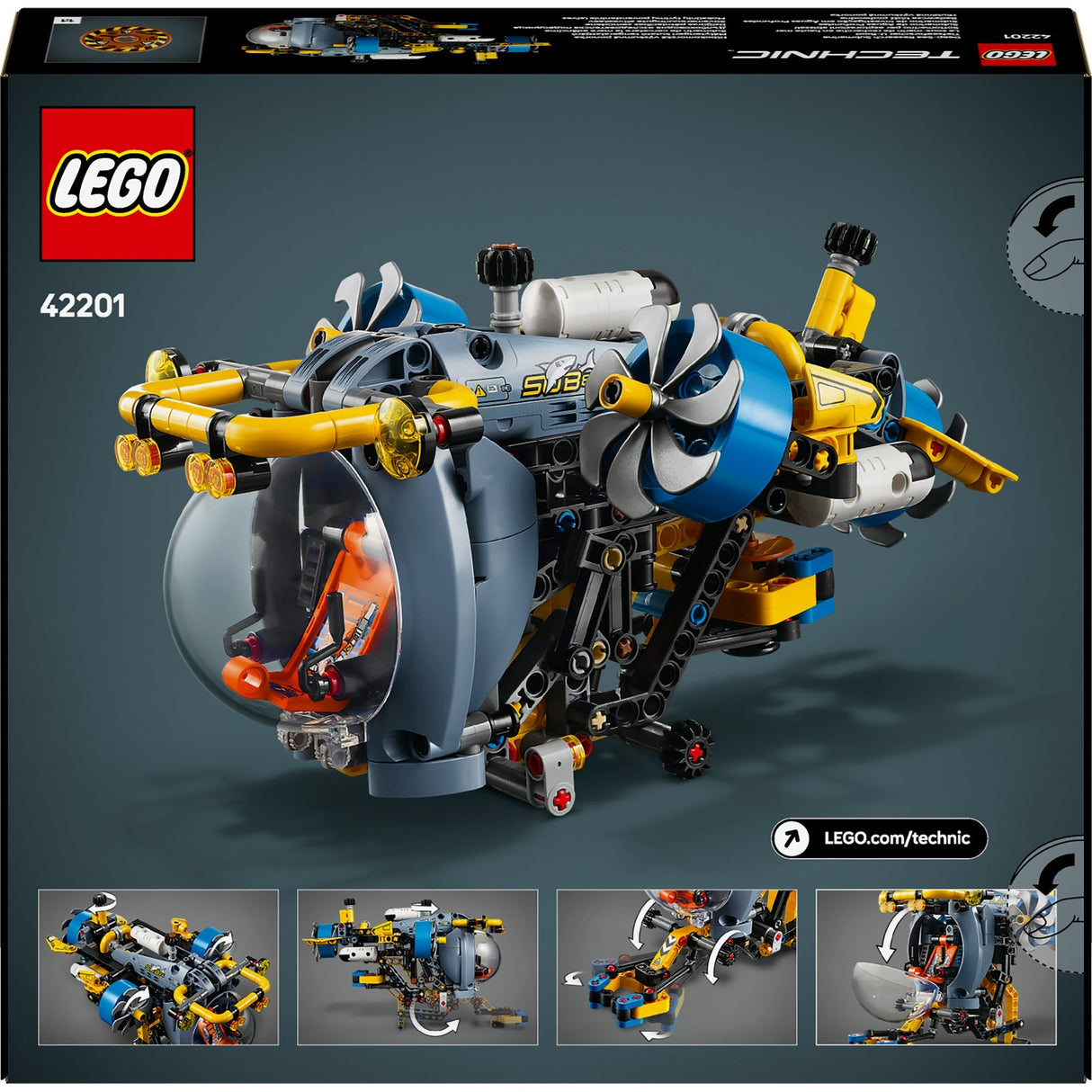 Lego Technic U-Boot zur Tiefseeforschung – 42201