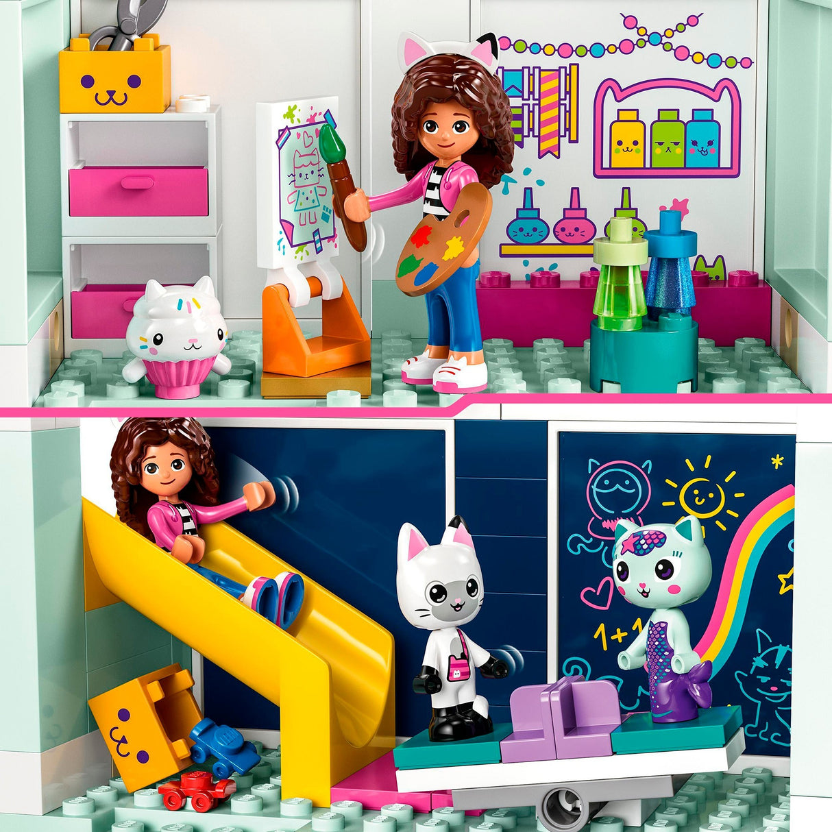 Lego Gabbys Puppenhaus, Gabbys Puppenhaus, Spielzeug, Spielzeug mit 4 Minifiguren und Zubehör für Kinder ab 4 Jahren – 10788