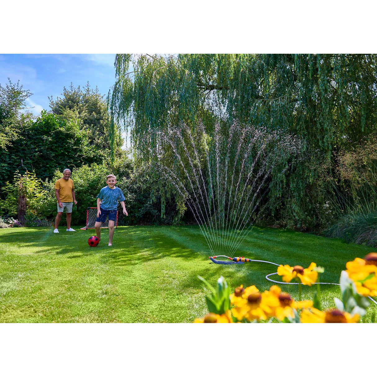 Hozelock oszillierender Sprinkler Aquasave Pro 220 m²