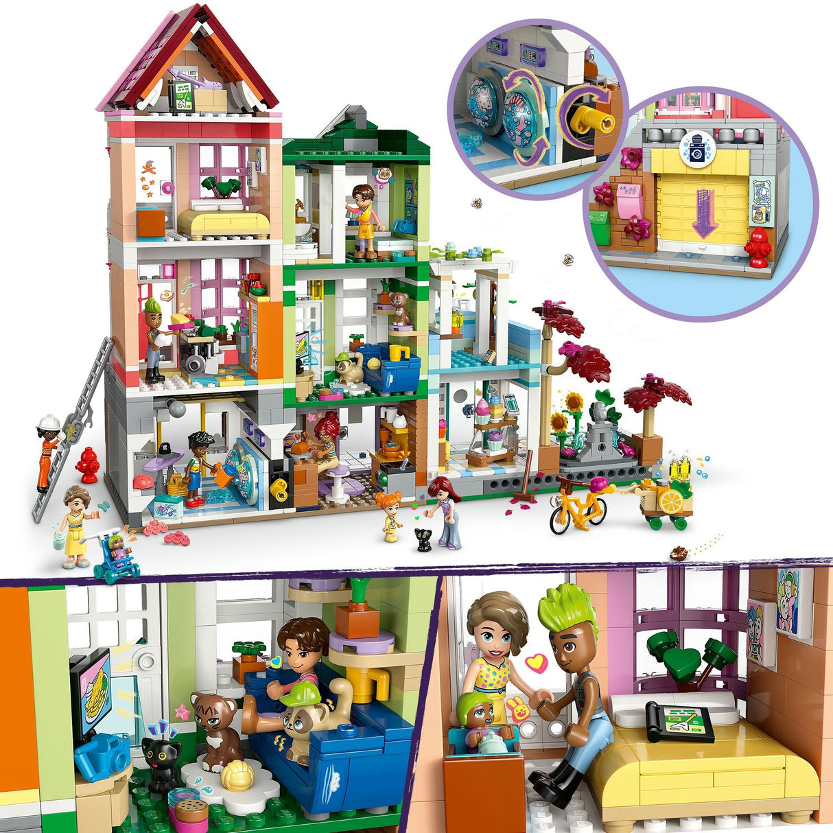 Lego Friends 42670 Wohnungen und Geschäfte in Heartlake City