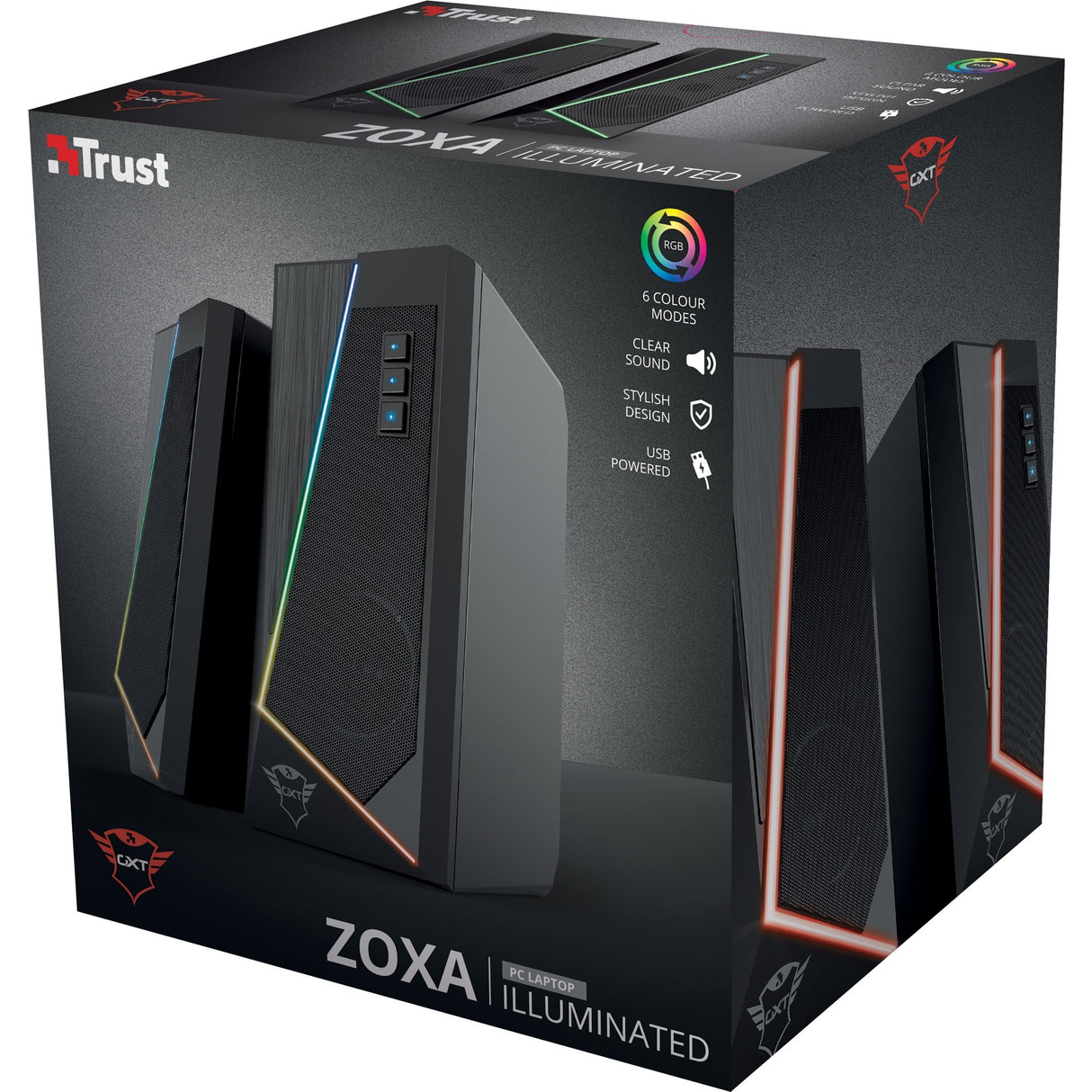 Vertrauen Sie GXT 609 Zoxa RGB-Light Lautsprecheret