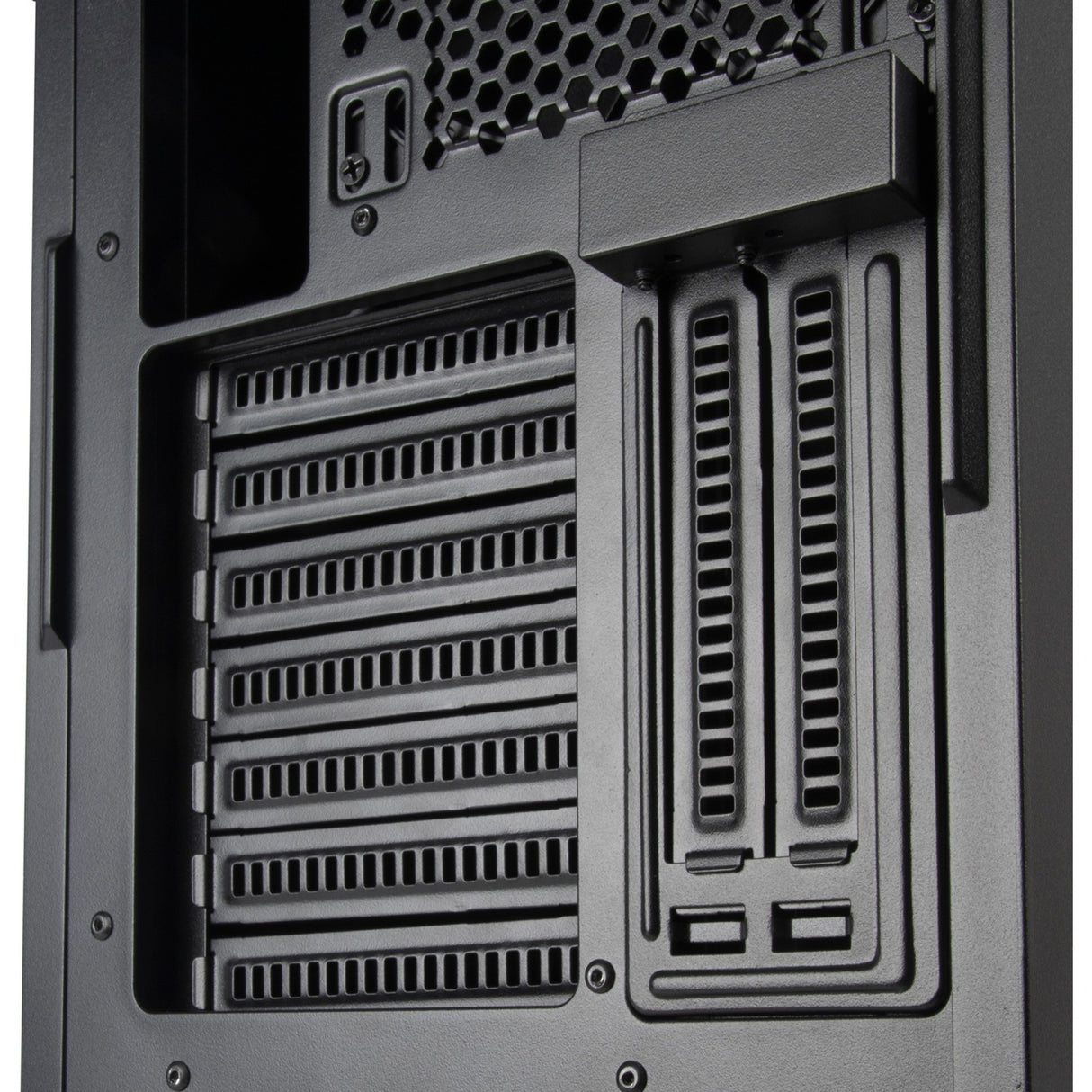 Silverstone sst-sed1-b Midi-Tower-Gehäuse (schwarz | 2x USB-A | 1x USB-C)